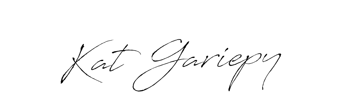 if you are searching for the best signature style for your name Kat Gariepy. so please give up your signature search. here we have designed multiple signature styles  using Antro_Vectra. Kat Gariepy signature style 6 images and pictures png