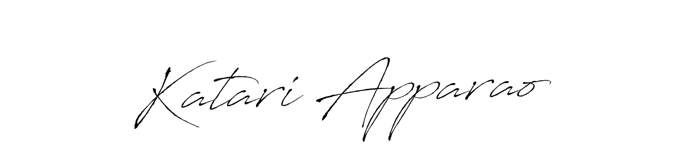 Design your own signature with our free online signature maker. With this signature software, you can create a handwritten (Antro_Vectra) signature for name Katari Apparao. Katari Apparao signature style 6 images and pictures png