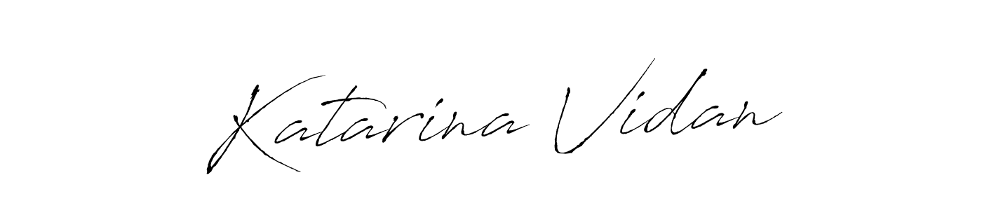 Make a short Katarina Vidan signature style. Manage your documents anywhere anytime using Antro_Vectra. Create and add eSignatures, submit forms, share and send files easily. Katarina Vidan signature style 6 images and pictures png