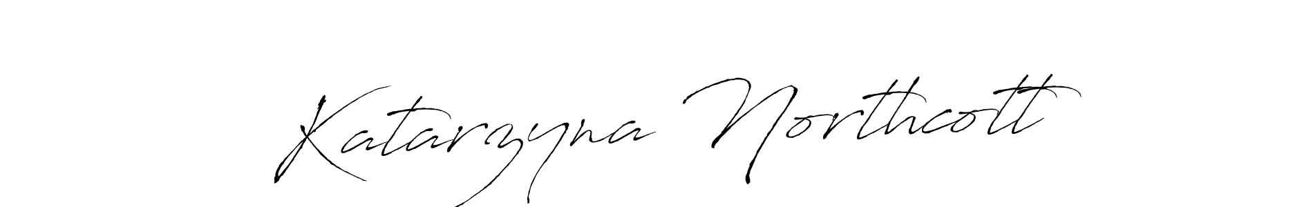 How to make Katarzyna Northcott name signature. Use Antro_Vectra style for creating short signs online. This is the latest handwritten sign. Katarzyna Northcott signature style 6 images and pictures png
