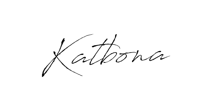 You should practise on your own different ways (Antro_Vectra) to write your name (Katbona) in signature. don't let someone else do it for you. Katbona signature style 6 images and pictures png