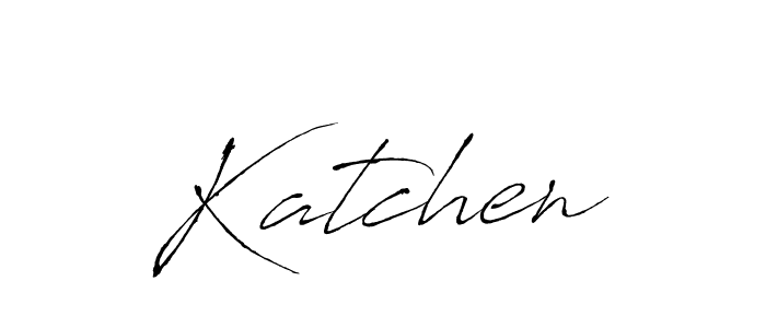 How to make Katchen signature? Antro_Vectra is a professional autograph style. Create handwritten signature for Katchen name. Katchen signature style 6 images and pictures png