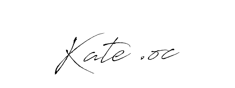 How to make Kate .oc name signature. Use Antro_Vectra style for creating short signs online. This is the latest handwritten sign. Kate .oc signature style 6 images and pictures png