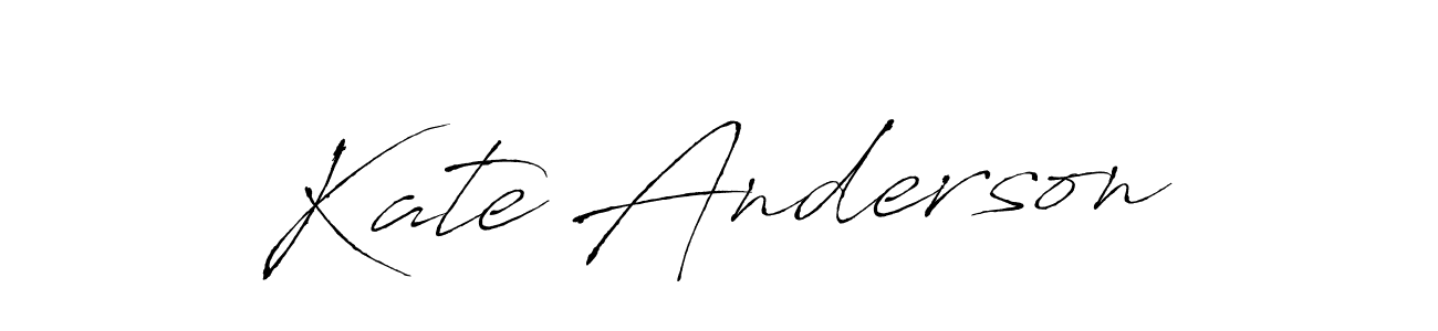 Antro_Vectra is a professional signature style that is perfect for those who want to add a touch of class to their signature. It is also a great choice for those who want to make their signature more unique. Get Kate Anderson name to fancy signature for free. Kate Anderson signature style 6 images and pictures png