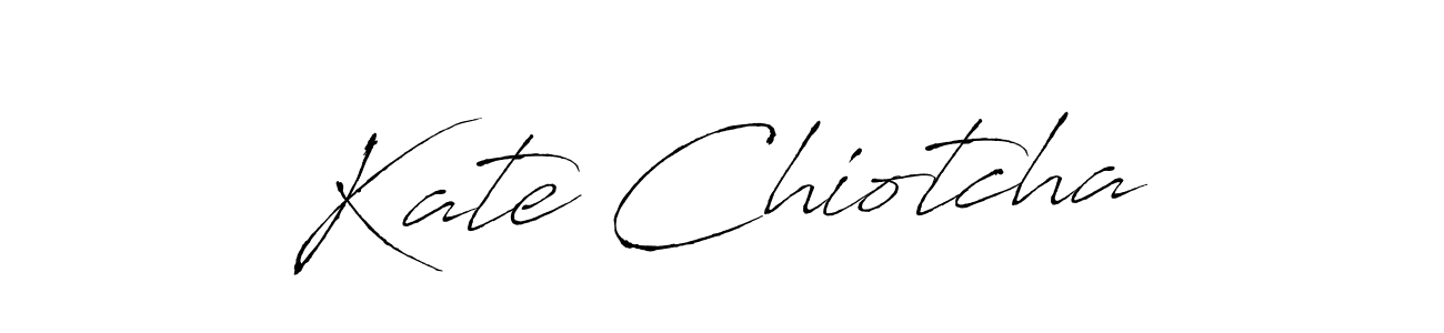 Use a signature maker to create a handwritten signature online. With this signature software, you can design (Antro_Vectra) your own signature for name Kate Chiotcha. Kate Chiotcha signature style 6 images and pictures png