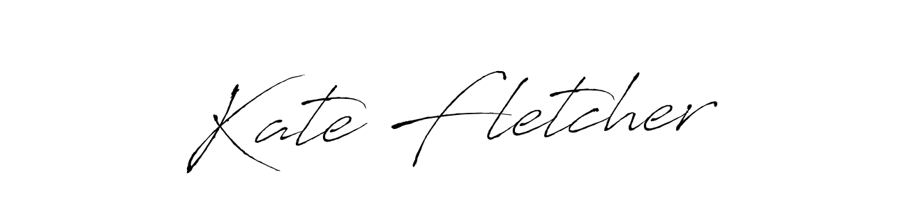 You should practise on your own different ways (Antro_Vectra) to write your name (Kate Fletcher) in signature. don't let someone else do it for you. Kate Fletcher signature style 6 images and pictures png