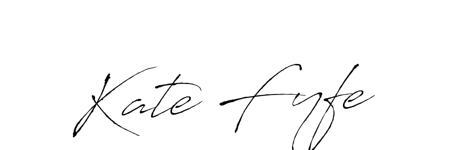 How to make Kate Fyfe signature? Antro_Vectra is a professional autograph style. Create handwritten signature for Kate Fyfe name. Kate Fyfe signature style 6 images and pictures png