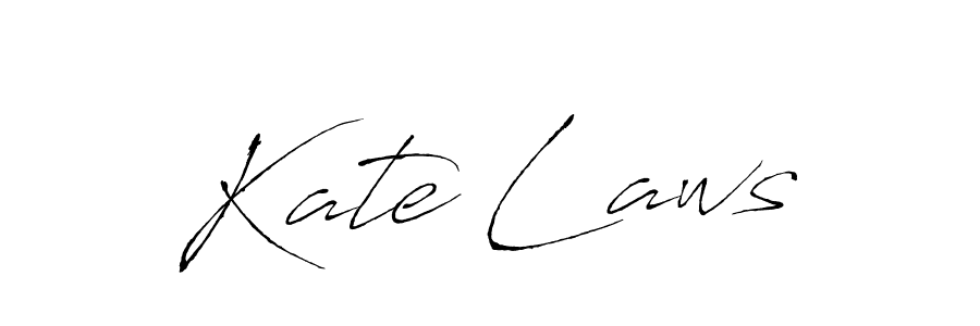 You should practise on your own different ways (Antro_Vectra) to write your name (Kate Laws) in signature. don't let someone else do it for you. Kate Laws signature style 6 images and pictures png