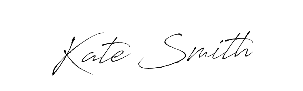 Kate Smith stylish signature style. Best Handwritten Sign (Antro_Vectra) for my name. Handwritten Signature Collection Ideas for my name Kate Smith. Kate Smith signature style 6 images and pictures png