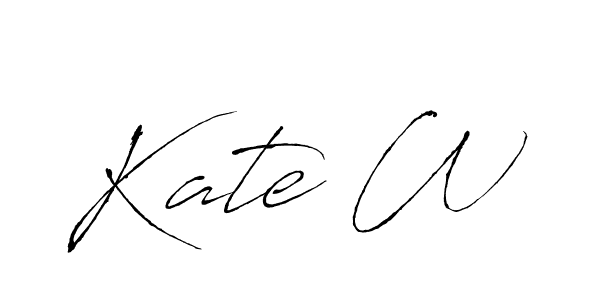 Once you've used our free online signature maker to create your best signature Antro_Vectra style, it's time to enjoy all of the benefits that Kate W name signing documents. Kate W signature style 6 images and pictures png