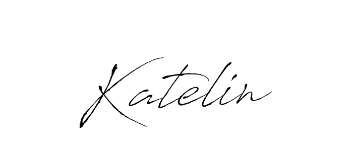 You should practise on your own different ways (Antro_Vectra) to write your name (Katelin) in signature. don't let someone else do it for you. Katelin signature style 6 images and pictures png