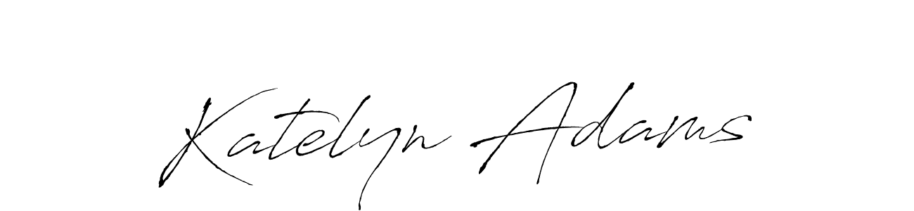 Make a beautiful signature design for name Katelyn Adams. With this signature (Antro_Vectra) style, you can create a handwritten signature for free. Katelyn Adams signature style 6 images and pictures png