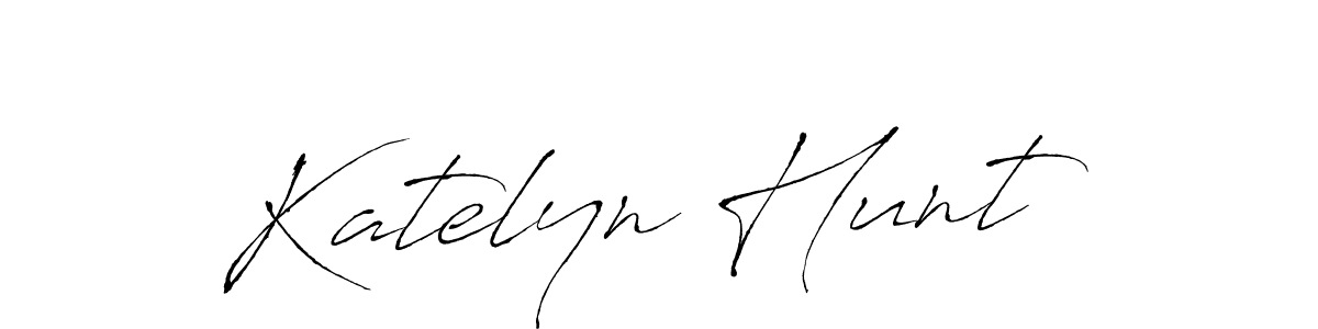 Create a beautiful signature design for name Katelyn Hunt. With this signature (Antro_Vectra) fonts, you can make a handwritten signature for free. Katelyn Hunt signature style 6 images and pictures png