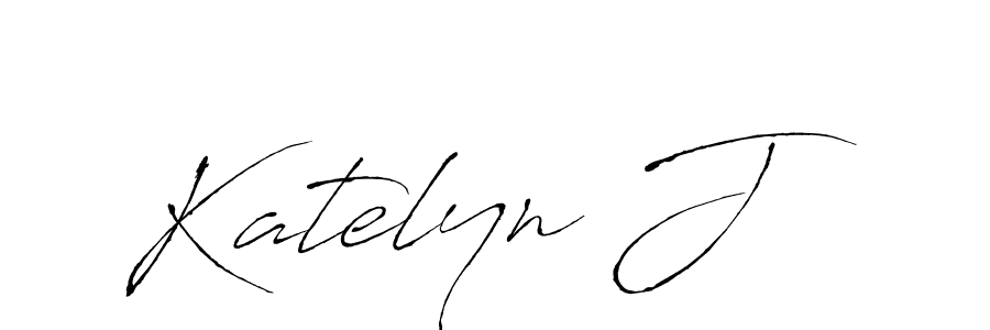You should practise on your own different ways (Antro_Vectra) to write your name (Katelyn J) in signature. don't let someone else do it for you. Katelyn J signature style 6 images and pictures png