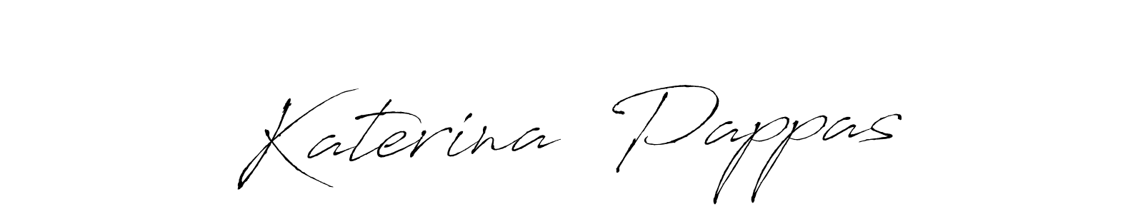 How to make Katerina  Pappas signature? Antro_Vectra is a professional autograph style. Create handwritten signature for Katerina  Pappas name. Katerina  Pappas signature style 6 images and pictures png
