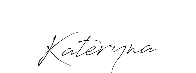 How to make Kateryna signature? Antro_Vectra is a professional autograph style. Create handwritten signature for Kateryna name. Kateryna signature style 6 images and pictures png