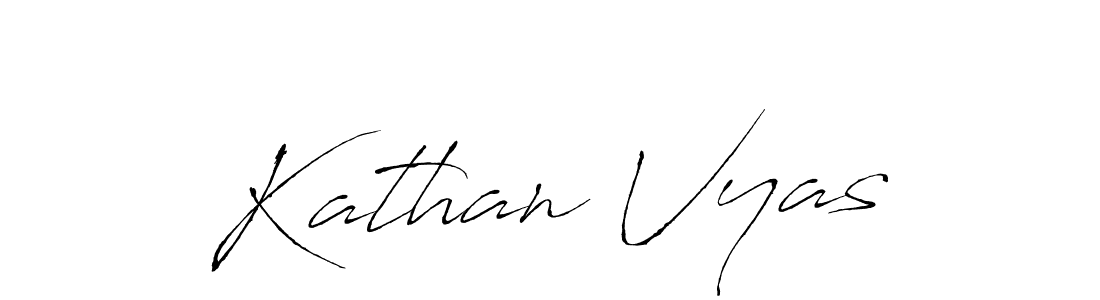 Best and Professional Signature Style for Kathan Vyas. Antro_Vectra Best Signature Style Collection. Kathan Vyas signature style 6 images and pictures png