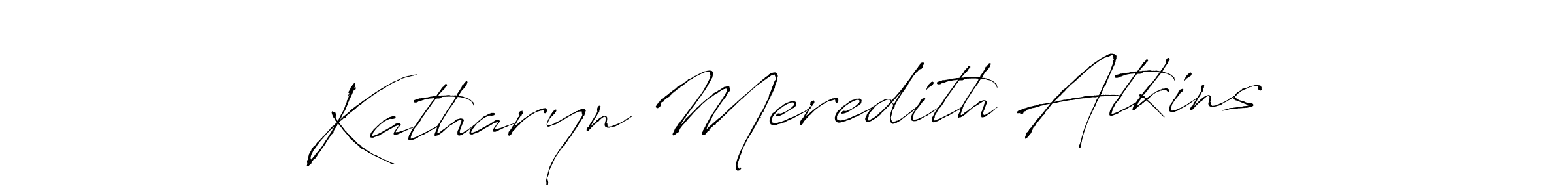 Katharyn Meredith Atkins stylish signature style. Best Handwritten Sign (Antro_Vectra) for my name. Handwritten Signature Collection Ideas for my name Katharyn Meredith Atkins. Katharyn Meredith Atkins signature style 6 images and pictures png