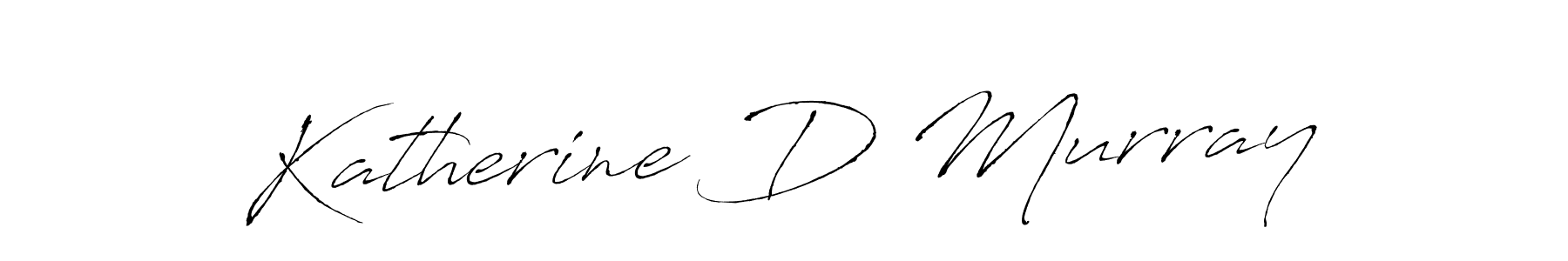 Create a beautiful signature design for name Katherine D Murray. With this signature (Antro_Vectra) fonts, you can make a handwritten signature for free. Katherine D Murray signature style 6 images and pictures png