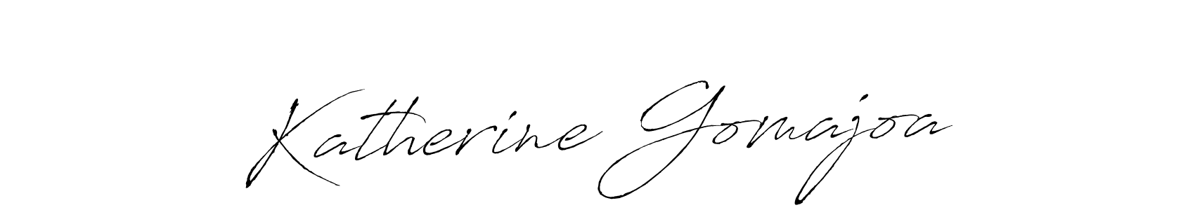 The best way (Antro_Vectra) to make a short signature is to pick only two or three words in your name. The name Katherine Gomajoa include a total of six letters. For converting this name. Katherine Gomajoa signature style 6 images and pictures png