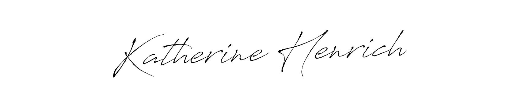 Use a signature maker to create a handwritten signature online. With this signature software, you can design (Antro_Vectra) your own signature for name Katherine Henrich. Katherine Henrich signature style 6 images and pictures png