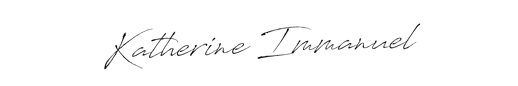 Make a beautiful signature design for name Katherine Immanuel. Use this online signature maker to create a handwritten signature for free. Katherine Immanuel signature style 6 images and pictures png