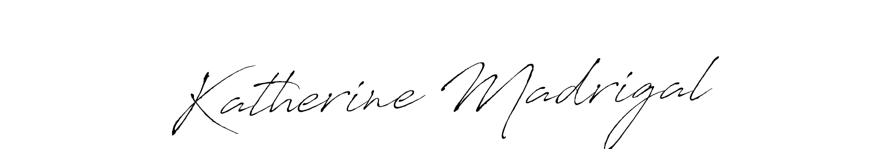 Make a beautiful signature design for name Katherine Madrigal. With this signature (Antro_Vectra) style, you can create a handwritten signature for free. Katherine Madrigal signature style 6 images and pictures png