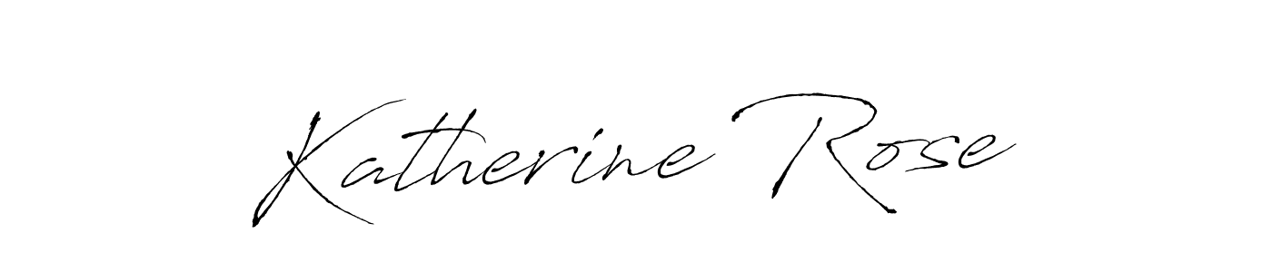 You should practise on your own different ways (Antro_Vectra) to write your name (Katherine Rose) in signature. don't let someone else do it for you. Katherine Rose signature style 6 images and pictures png