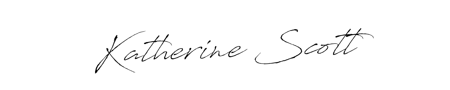 You should practise on your own different ways (Antro_Vectra) to write your name (Katherine Scott) in signature. don't let someone else do it for you. Katherine Scott signature style 6 images and pictures png