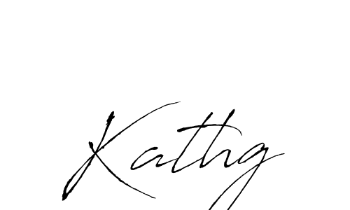 Design your own signature with our free online signature maker. With this signature software, you can create a handwritten (Antro_Vectra) signature for name Kathg. Kathg signature style 6 images and pictures png