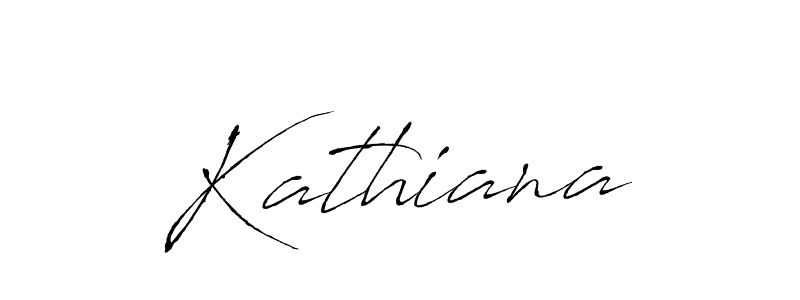 You should practise on your own different ways (Antro_Vectra) to write your name (Kathiana) in signature. don't let someone else do it for you. Kathiana signature style 6 images and pictures png