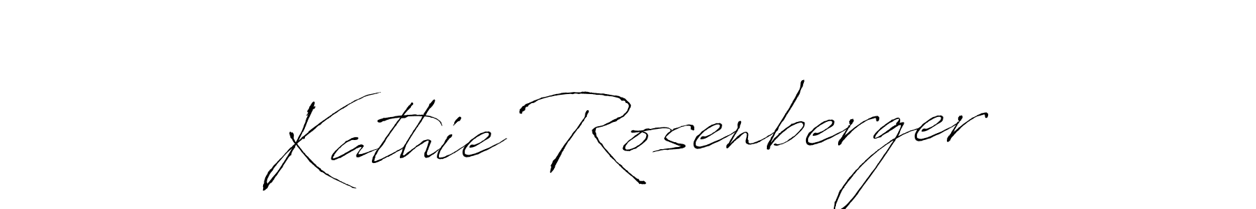 How to make Kathie Rosenberger signature? Antro_Vectra is a professional autograph style. Create handwritten signature for Kathie Rosenberger name. Kathie Rosenberger signature style 6 images and pictures png