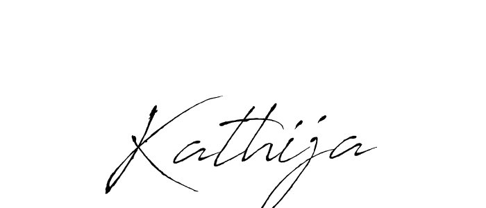 How to make Kathija name signature. Use Antro_Vectra style for creating short signs online. This is the latest handwritten sign. Kathija signature style 6 images and pictures png