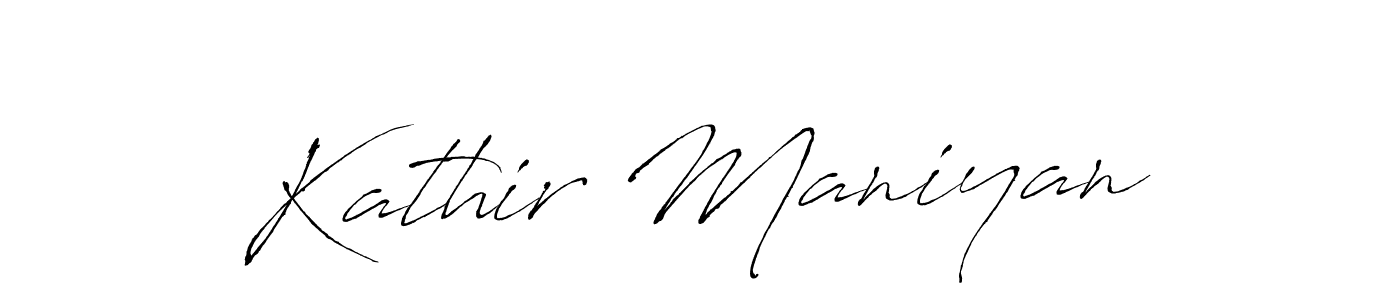 Similarly Antro_Vectra is the best handwritten signature design. Signature creator online .You can use it as an online autograph creator for name Kathir Maniyan. Kathir Maniyan signature style 6 images and pictures png