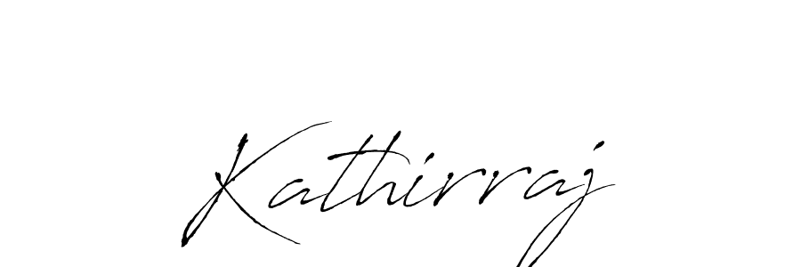 How to make Kathirraj signature? Antro_Vectra is a professional autograph style. Create handwritten signature for Kathirraj name. Kathirraj signature style 6 images and pictures png