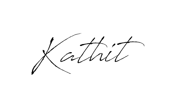 Use a signature maker to create a handwritten signature online. With this signature software, you can design (Antro_Vectra) your own signature for name Kathit. Kathit signature style 6 images and pictures png