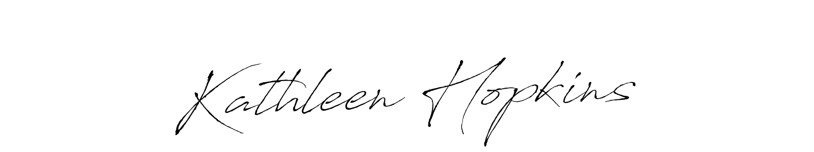 Create a beautiful signature design for name Kathleen Hopkins. With this signature (Antro_Vectra) fonts, you can make a handwritten signature for free. Kathleen Hopkins signature style 6 images and pictures png