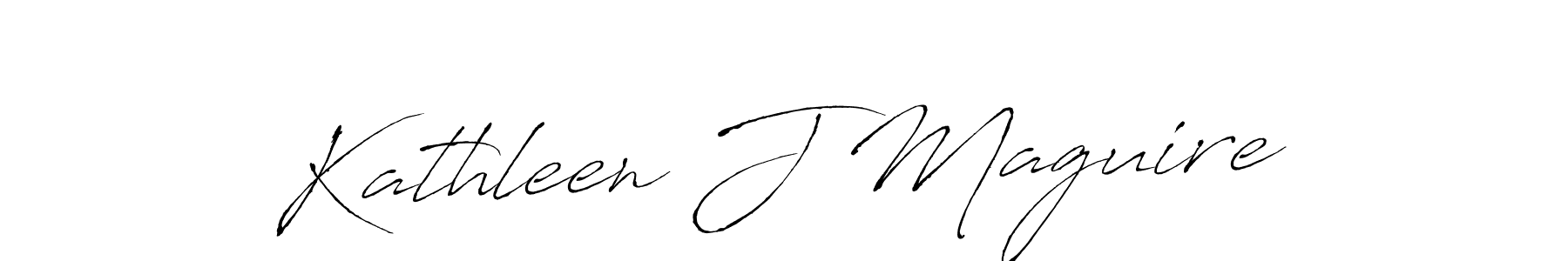 Make a beautiful signature design for name Kathleen J Maguire. Use this online signature maker to create a handwritten signature for free. Kathleen J Maguire signature style 6 images and pictures png