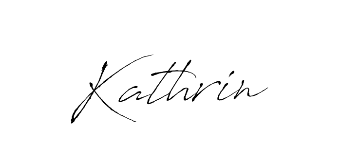 Use a signature maker to create a handwritten signature online. With this signature software, you can design (Antro_Vectra) your own signature for name Kathrin. Kathrin signature style 6 images and pictures png