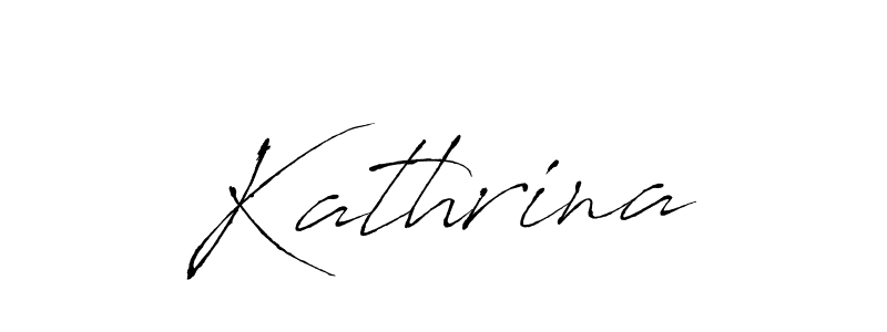 Design your own signature with our free online signature maker. With this signature software, you can create a handwritten (Antro_Vectra) signature for name Kathrina. Kathrina signature style 6 images and pictures png