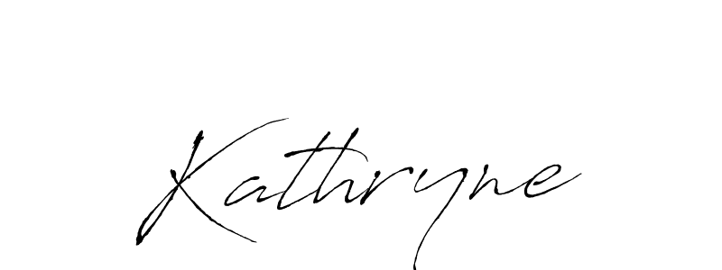 Use a signature maker to create a handwritten signature online. With this signature software, you can design (Antro_Vectra) your own signature for name Kathryne. Kathryne signature style 6 images and pictures png
