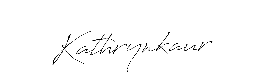 Kathrynkaur stylish signature style. Best Handwritten Sign (Antro_Vectra) for my name. Handwritten Signature Collection Ideas for my name Kathrynkaur. Kathrynkaur signature style 6 images and pictures png