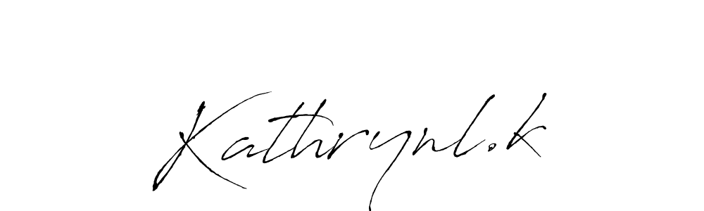 How to Draw Kathrynl.k signature style? Antro_Vectra is a latest design signature styles for name Kathrynl.k. Kathrynl.k signature style 6 images and pictures png