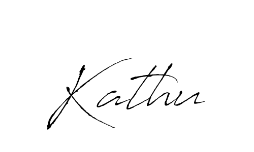 You should practise on your own different ways (Antro_Vectra) to write your name (Kathu) in signature. don't let someone else do it for you. Kathu signature style 6 images and pictures png