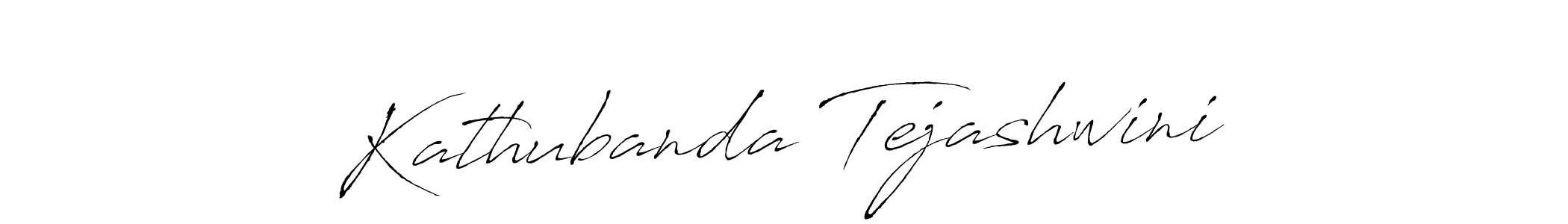 Also You can easily find your signature by using the search form. We will create Kathubanda Tejashwini name handwritten signature images for you free of cost using Antro_Vectra sign style. Kathubanda Tejashwini signature style 6 images and pictures png