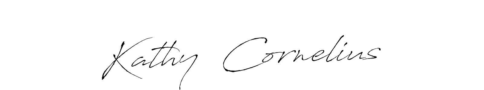 Design your own signature with our free online signature maker. With this signature software, you can create a handwritten (Antro_Vectra) signature for name Kathy  Cornelius. Kathy  Cornelius signature style 6 images and pictures png