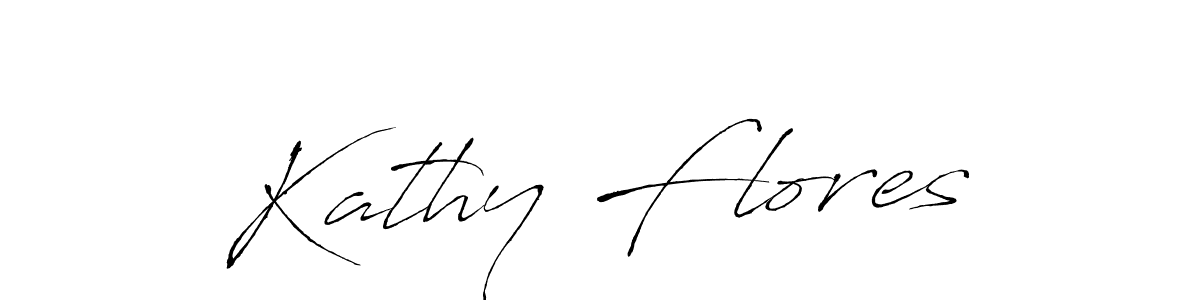 Use a signature maker to create a handwritten signature online. With this signature software, you can design (Antro_Vectra) your own signature for name Kathy Flores. Kathy Flores signature style 6 images and pictures png