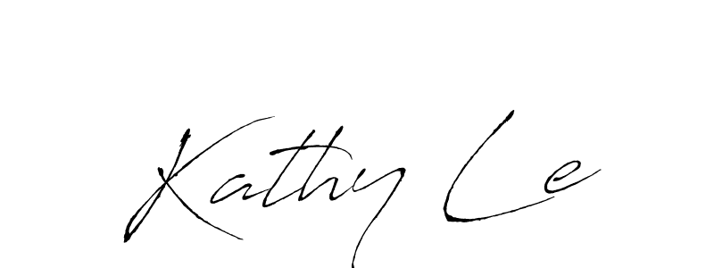The best way (Antro_Vectra) to make a short signature is to pick only two or three words in your name. The name Kathy Le include a total of six letters. For converting this name. Kathy Le signature style 6 images and pictures png