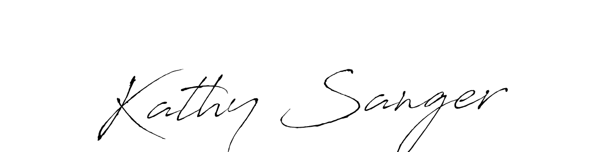 Use a signature maker to create a handwritten signature online. With this signature software, you can design (Antro_Vectra) your own signature for name Kathy Sanger. Kathy Sanger signature style 6 images and pictures png