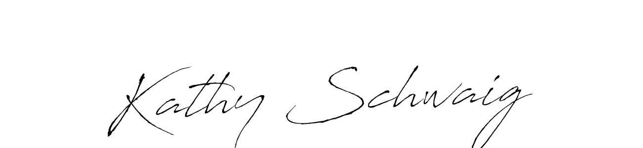 Create a beautiful signature design for name Kathy Schwaig. With this signature (Antro_Vectra) fonts, you can make a handwritten signature for free. Kathy Schwaig signature style 6 images and pictures png